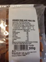 Amande crue avec peau
