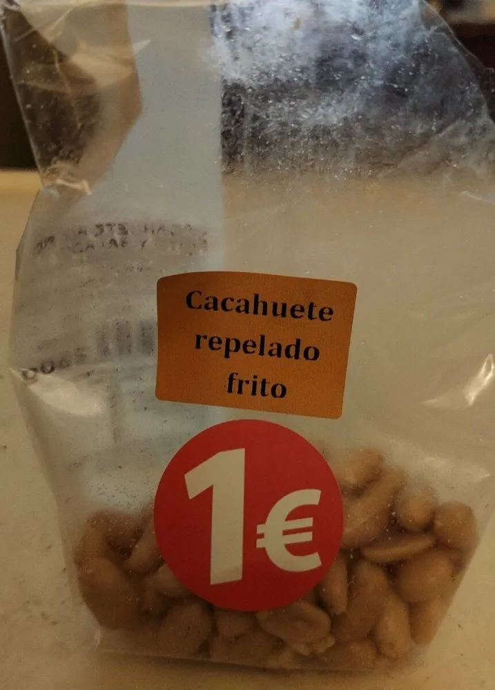 Cacahuete repelado frito