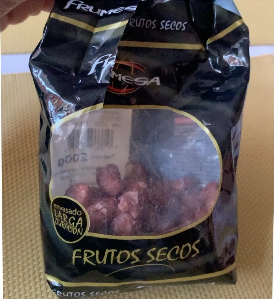 Cacahuete con piel tostado y azucarado