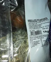 Semillas de girasol tostadas y saladas