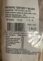 Pistacho tostado y salado