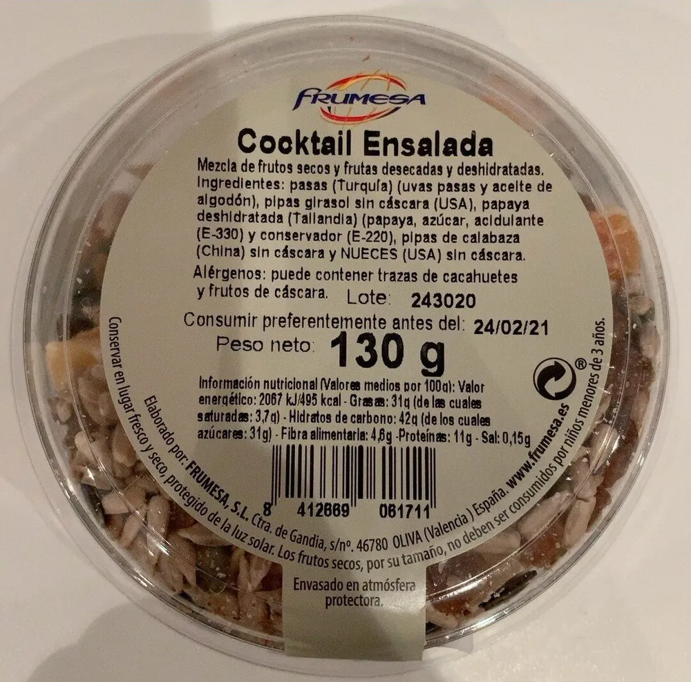 Cocktail Ensalada