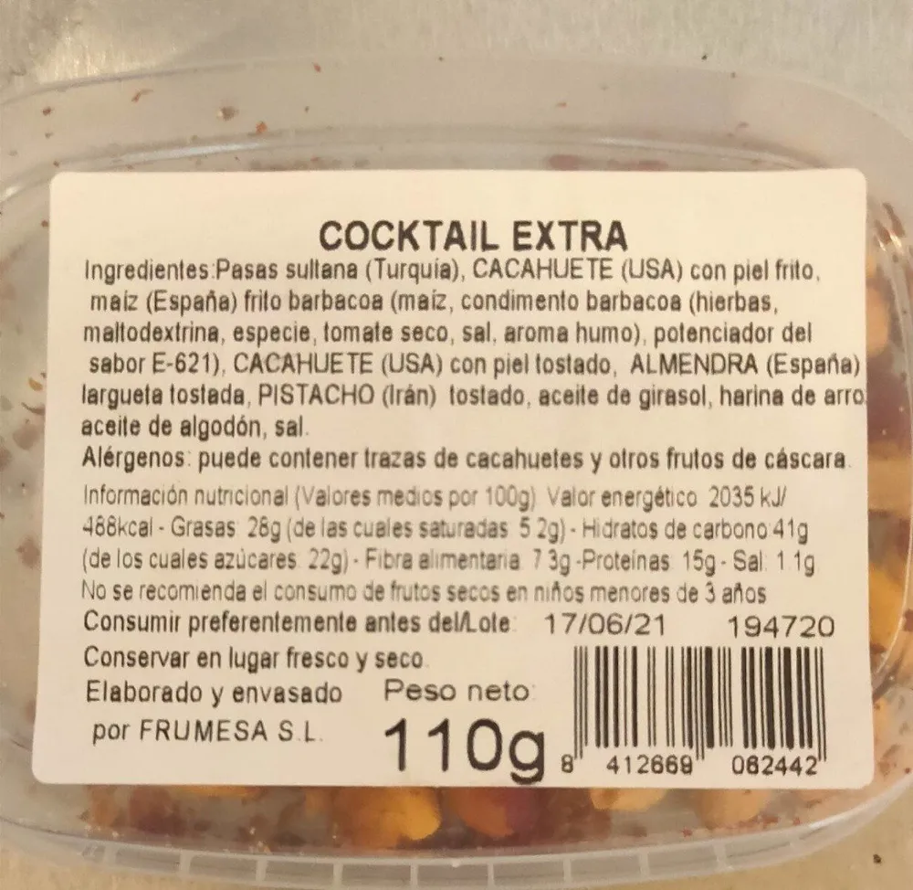 Cocktail extra