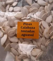 Pipas calabaza tostadas aguasal