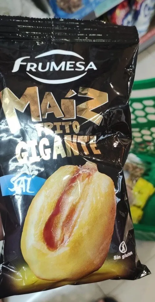Maíz frito gigante