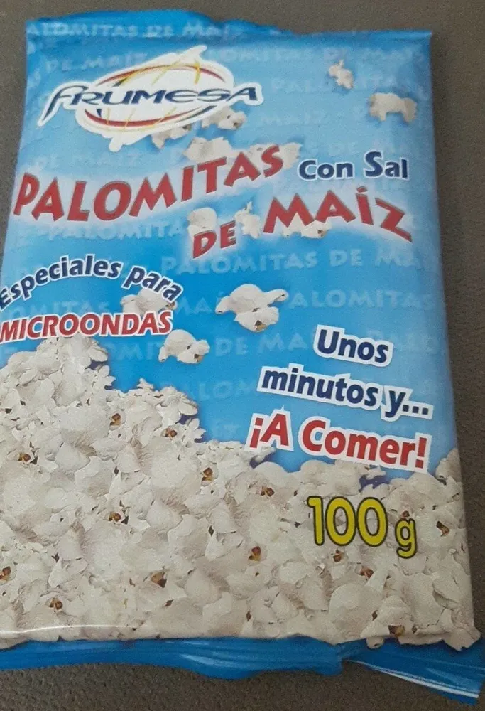 Palomitas de maíz con sal
