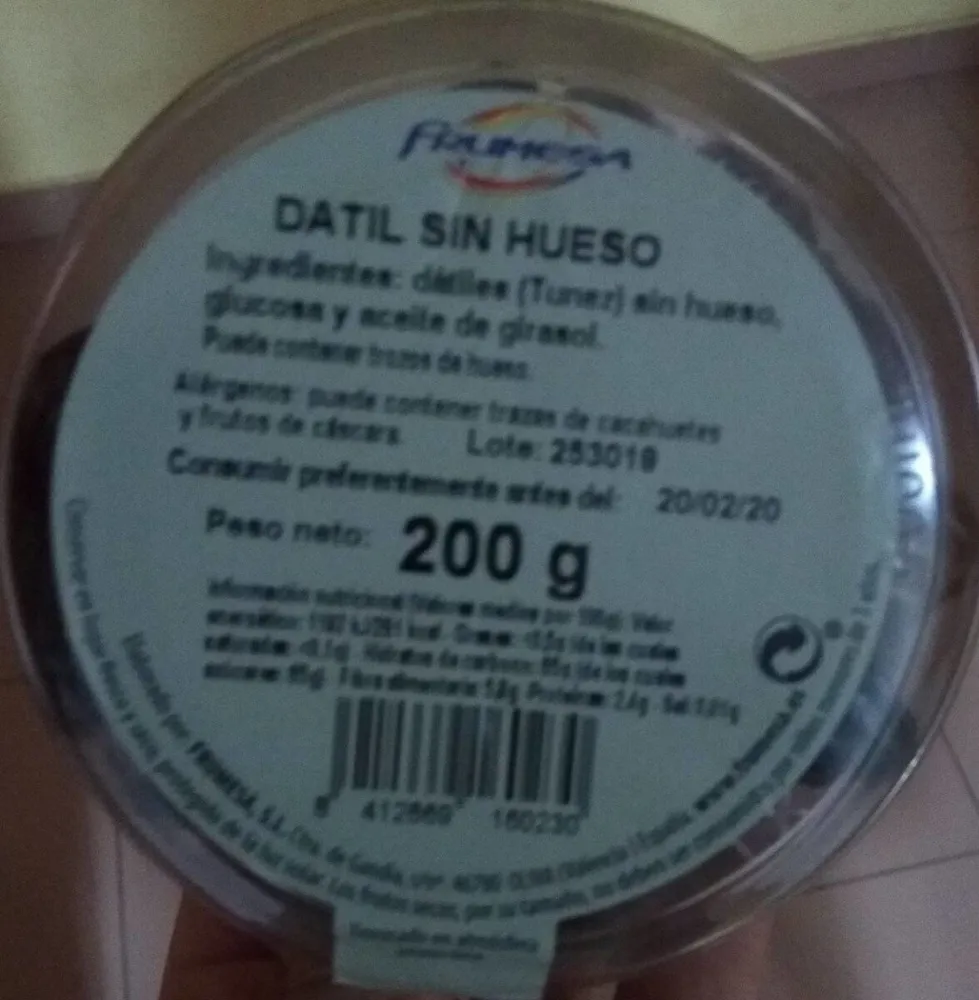 Dátil sin hueso