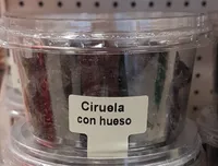 Ciruelas pasas con hueso