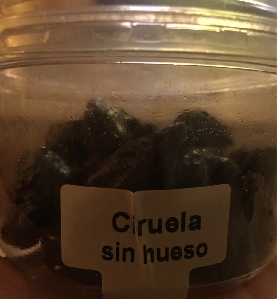 Ciruela sin hueso