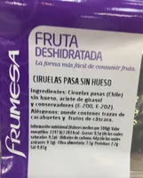 Fruta deshidratada