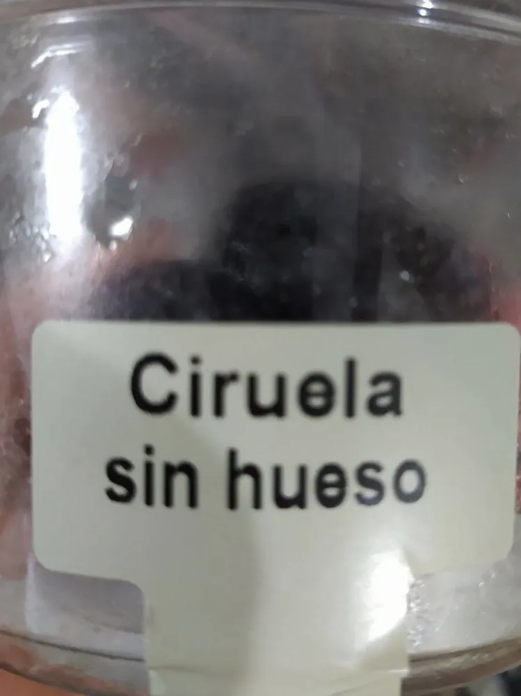 Ciruela pasa sin hueso