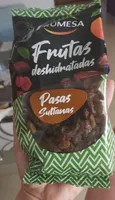 Frutas deshidratadas pasas sultanas
