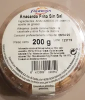 Anacardo frito sin sal