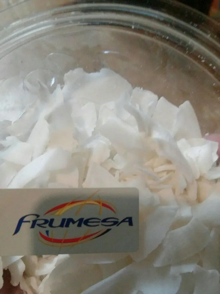 Coco laminado deshidratado