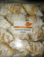 Croissant relleno chocolate