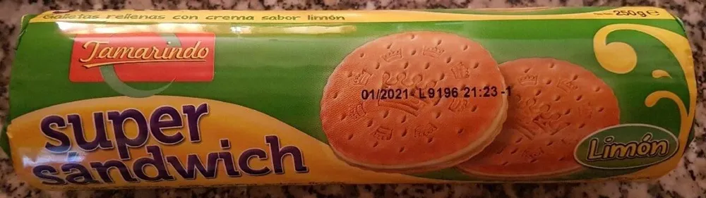 Super Sandwich Galletas Rellenas de Limón