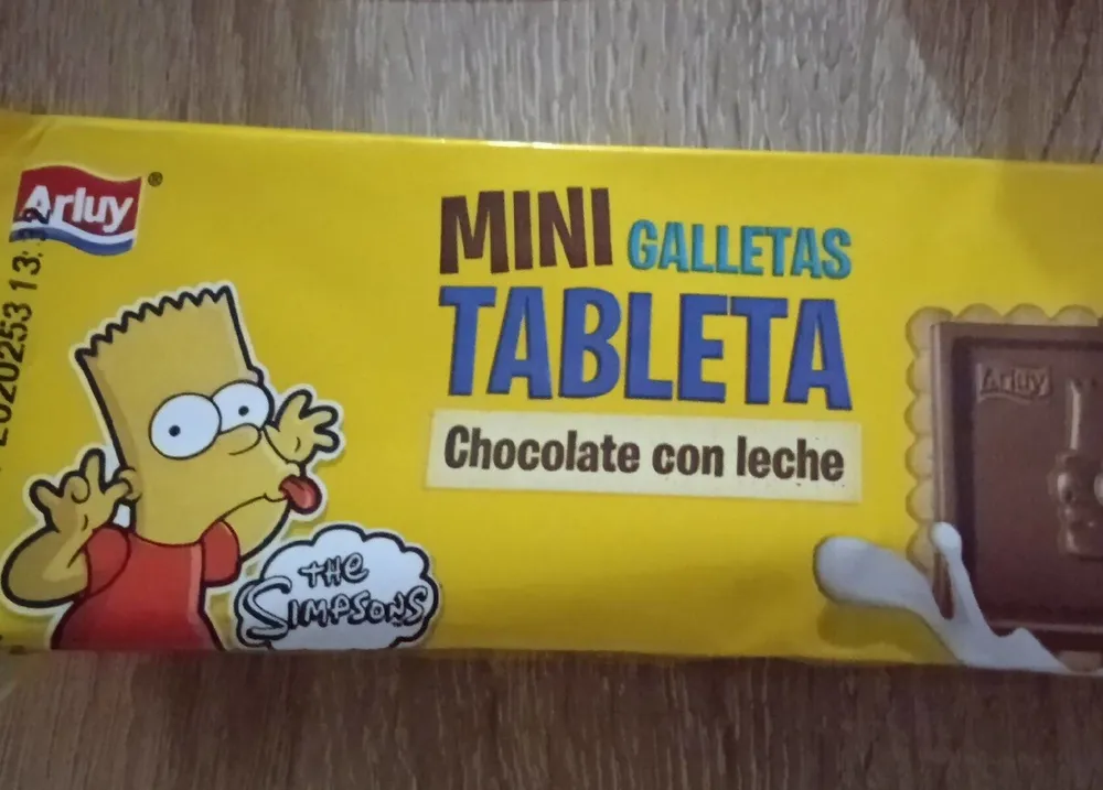 Mini Galletas Tableta chocolate con leche