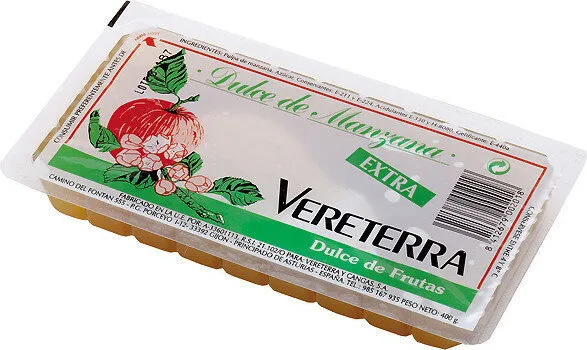 Dulce de manzana tarrina