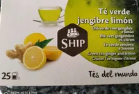 Te verde jengibre limon