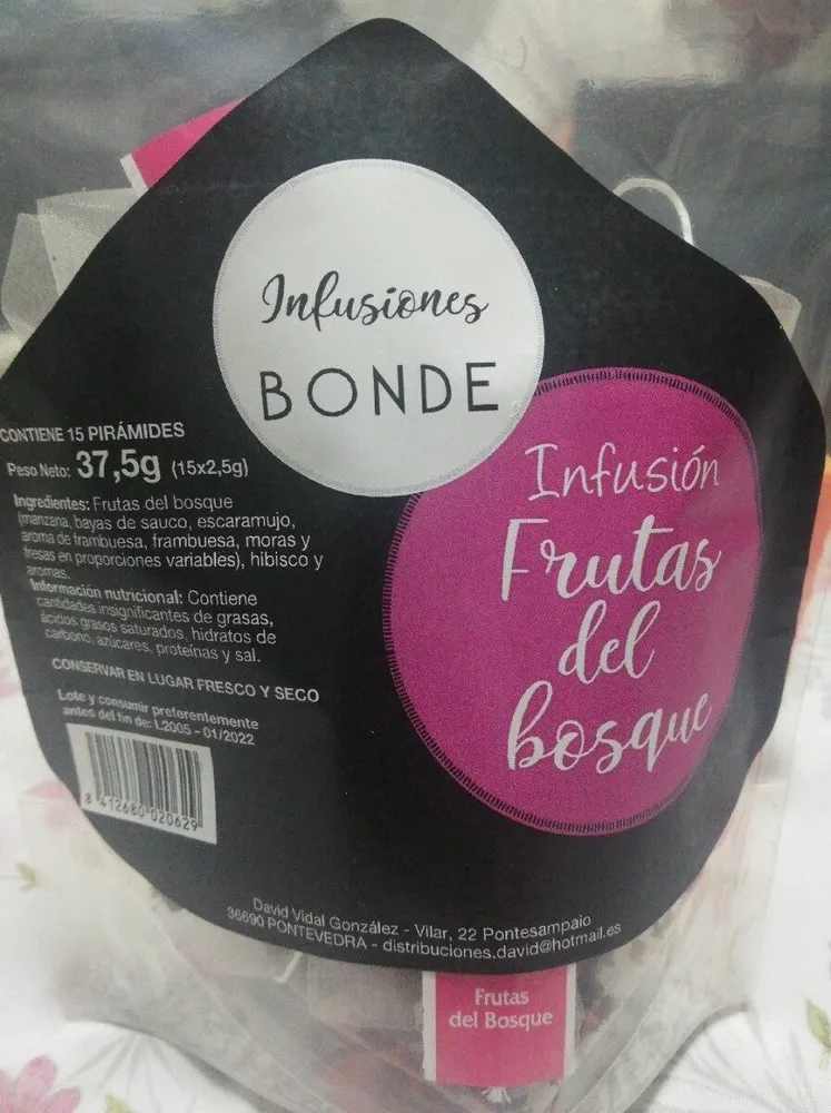 Infusión Frutas del Bosque