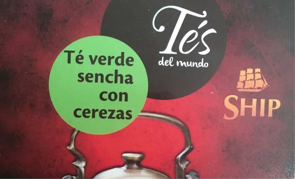 Te verde sencha con cerezas