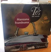 Te manzana y frambuesa