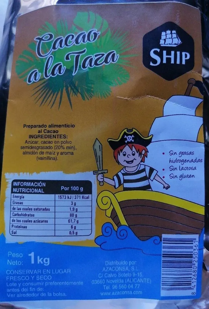 Cacao a la taza