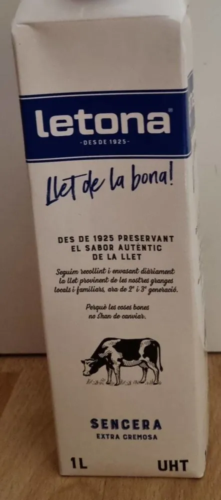 Llet sencera