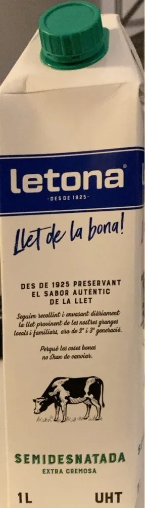 Leche Semidesnatada Extra Cremosa