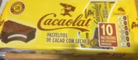 Pastelitos de cacao con leche