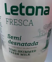 Letona Llet Fresca Semidesnatada