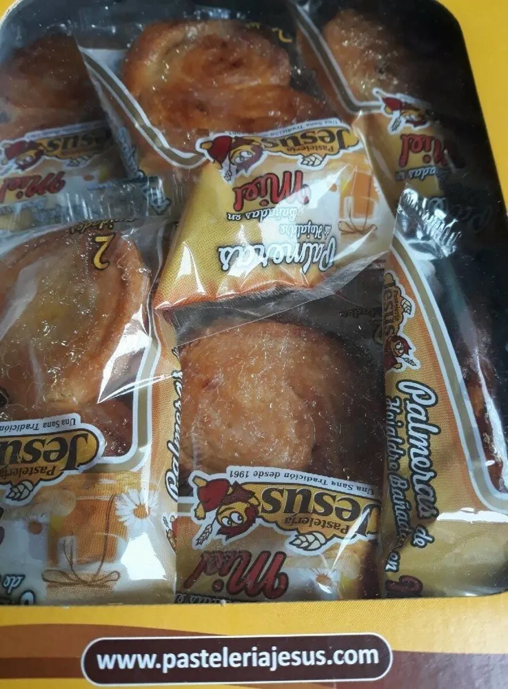 Palmeras de hojaldre con miel