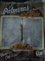Palmeras de hojaldre al cacao