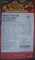 Mielitos de hojaldre blancos