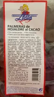 PALMERAS DE HOJALDRE AL CACAO