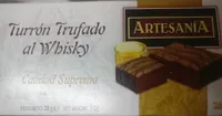 Turrón trufado al whisky