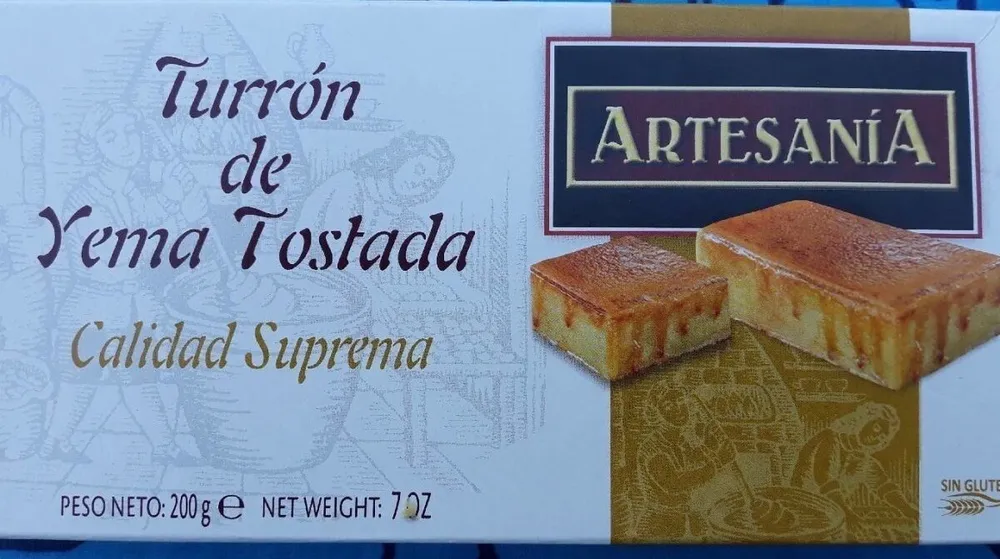 Turron De Yema Tostada, Calidad Suprema