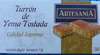 Turron De Yema Tostada, Calidad Suprema