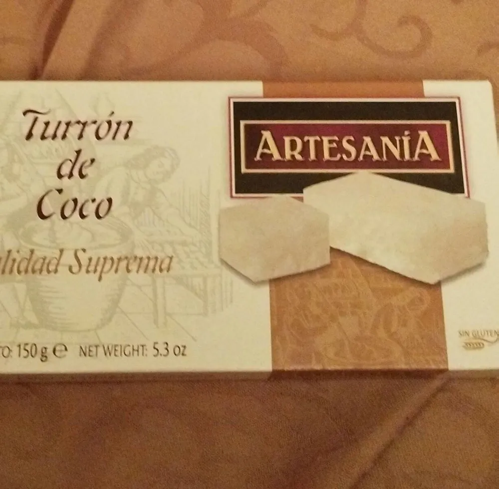 turrón de coco