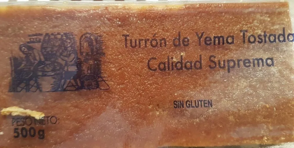 Turrón yema tostada