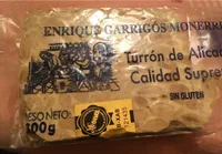 Turron alicante calidad suprema