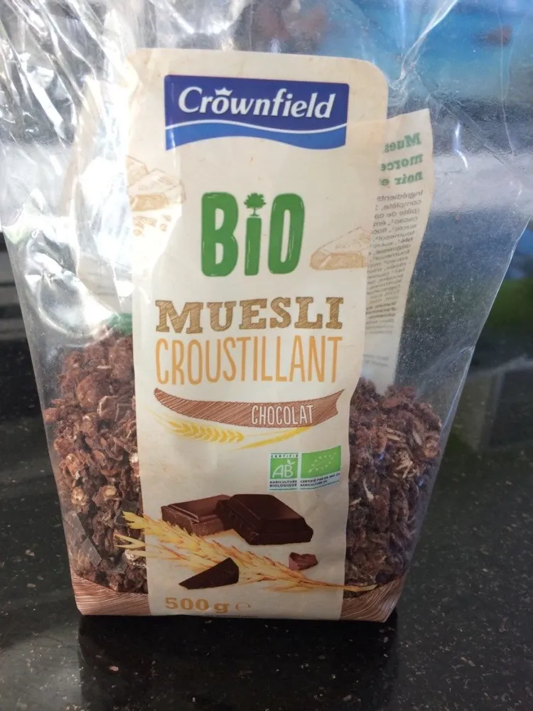 Bio muesli croustillant chocolat