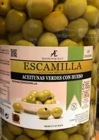 Aceitunas verdes con hueso