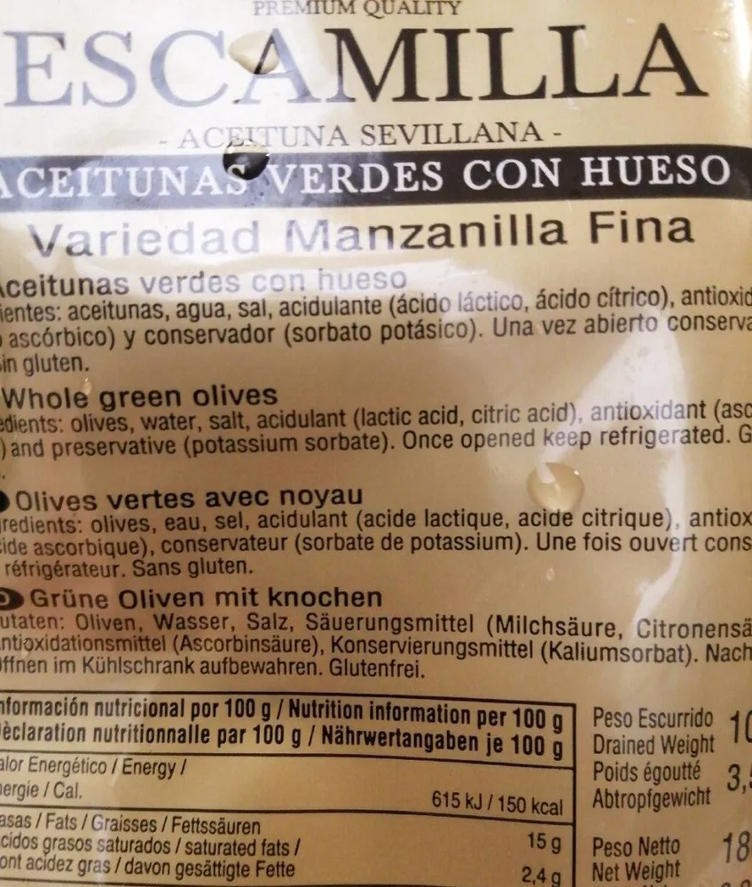 Aceituna Sevillana