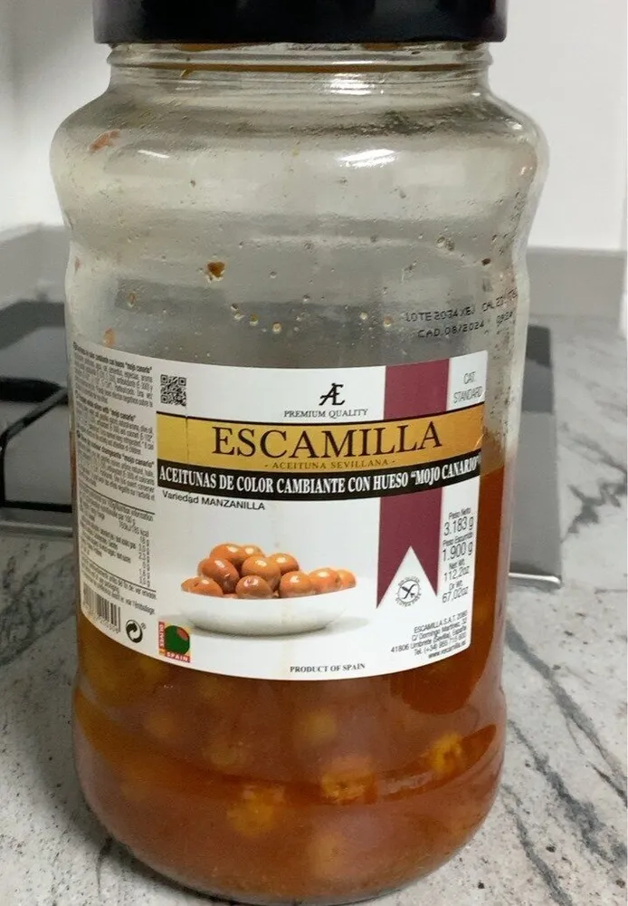 Aceitunas mojo canario