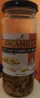 Aceitunas verdes en rodajas