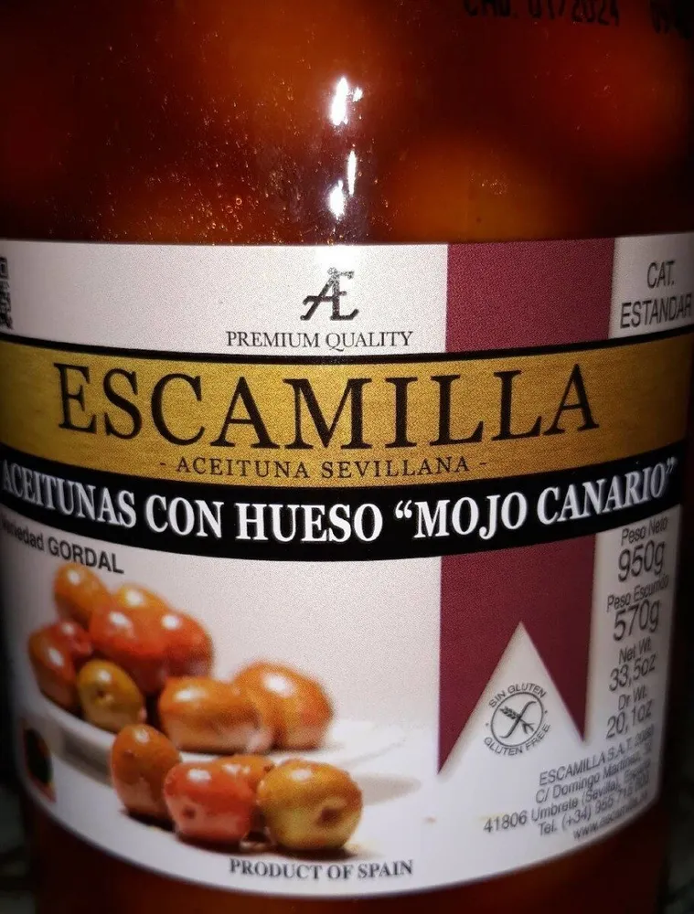 Aceitunas con hueso