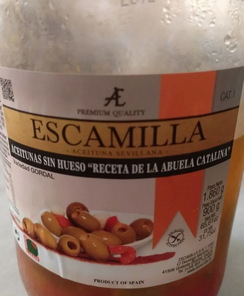 Aceitunas sin hueso