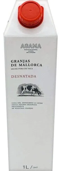 Leche desnatada