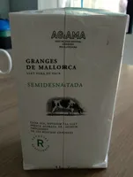 Leche semidesnatada restauración